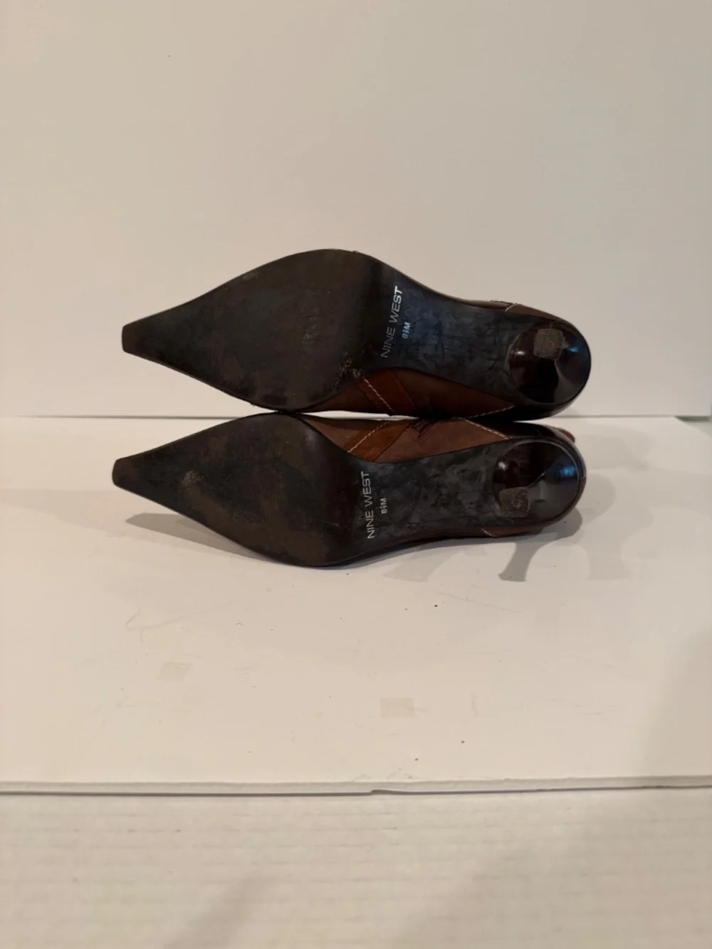 NINE WEST  - Suede snd Leather Booties